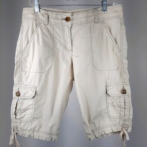 Tommy Hilfiger Women's Cargo Shorts Beige size10